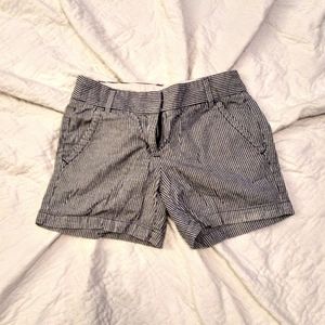 Pinstripe J Crew Shorts